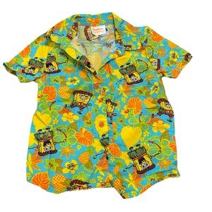 SpongeBob SquarePants Kids Hawaiian Shirt